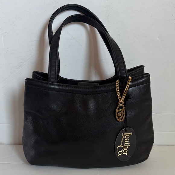 Vintage Liz Claiborne Leather Co. black genuine leather mini purse “After Hours” - Picture 1 of 16